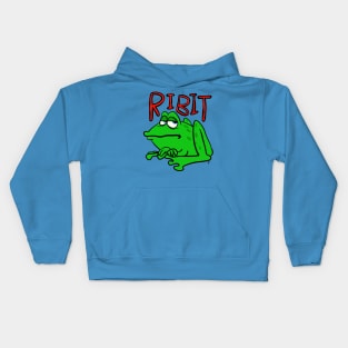 Ribit frog Kids Hoodie